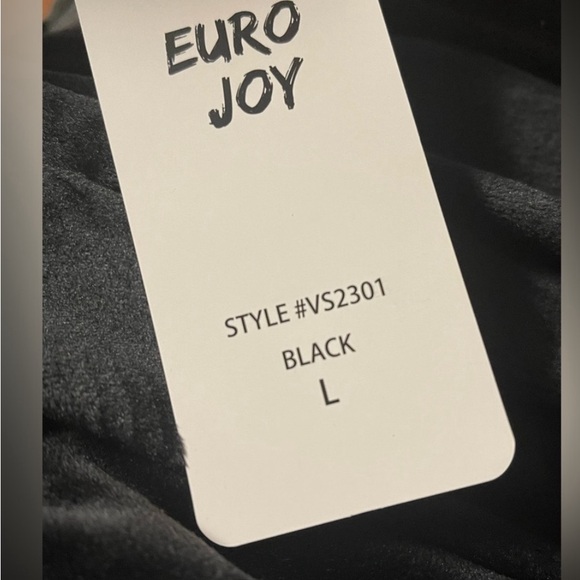 EURO JOY SPORTS EVERY DAY FLEECE HOODIE JOGGERS SET WOMEN BLACK COLOR SIZE LARGE - Picture 12 of 13